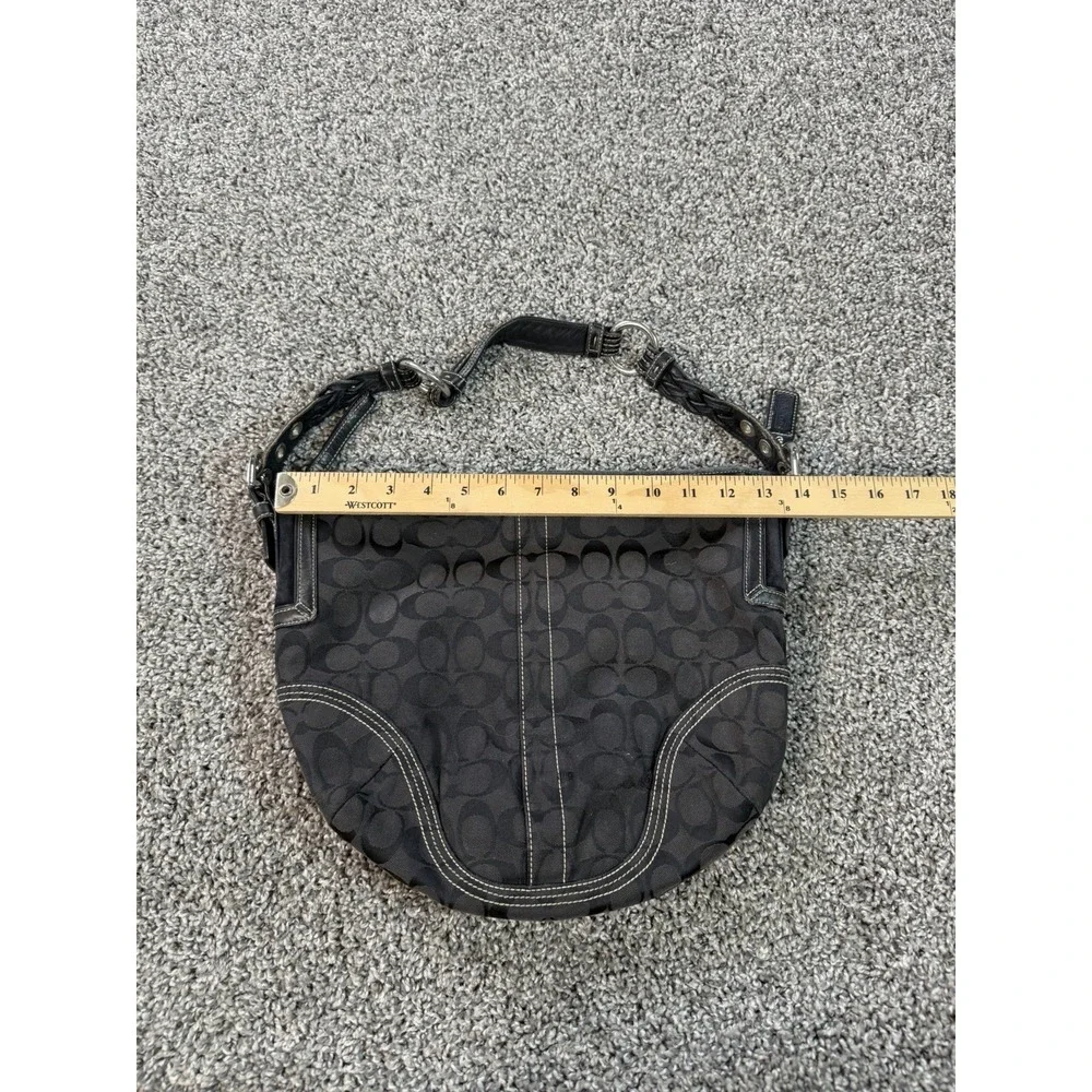 Vintage Y2K Coach Soho Hobo Shoulder Bag Black